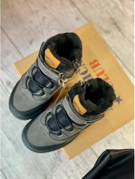 ДИТЯЧІ ЗИМОВІ ЧЕРЕВИКИ AMERICAN CLUB MIDI GREY ADAMS